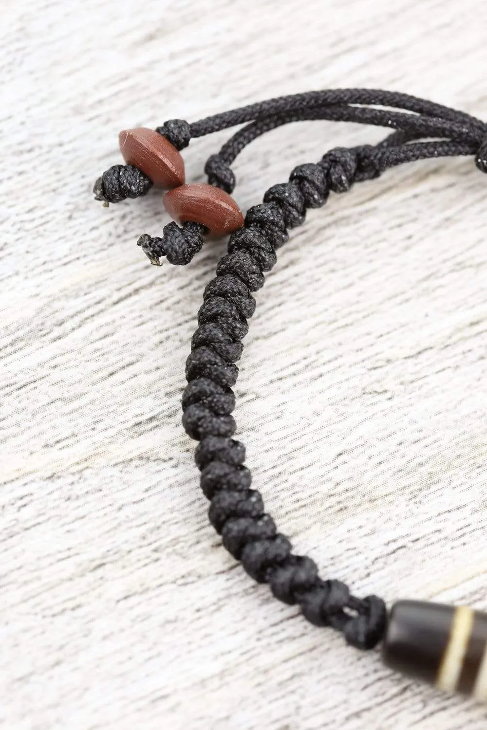 Traditional Striped Dzi Bracelet