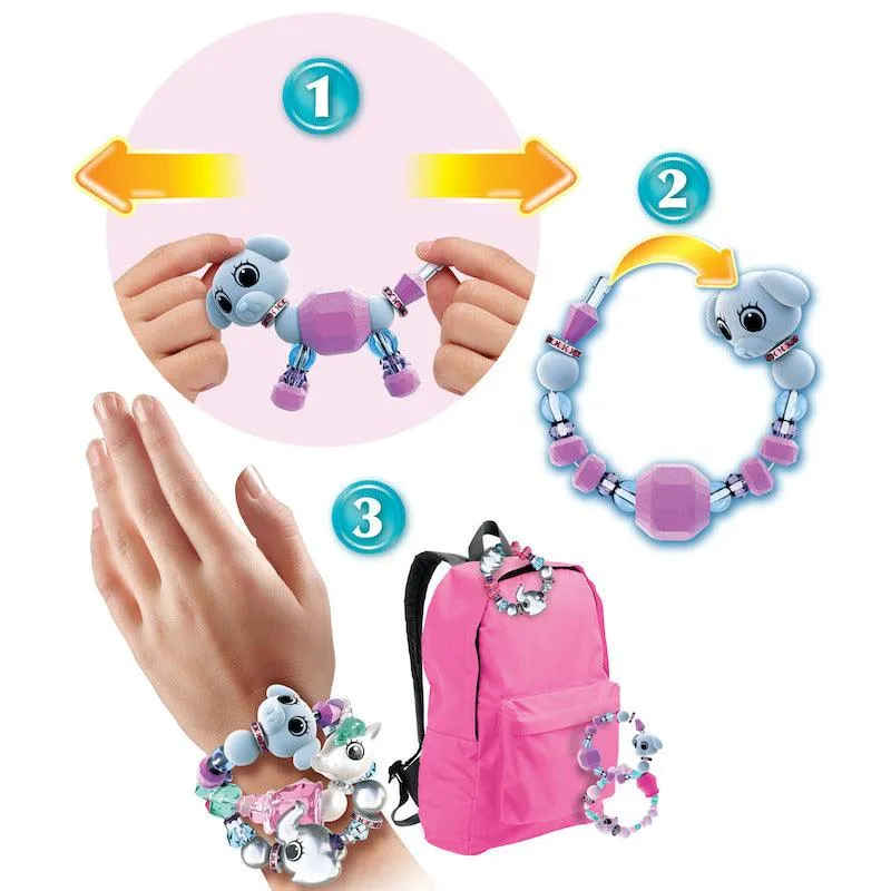 Twisty Petz Collectible Dazzling Bracelets, 3 Pack Set, Styles May Vary