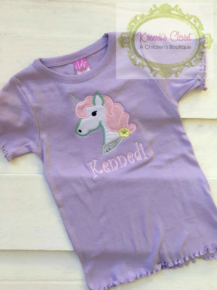 Unicorn Ruffle Shirt