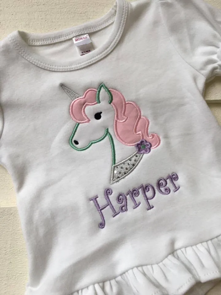 Unicorn Ruffle Shirt