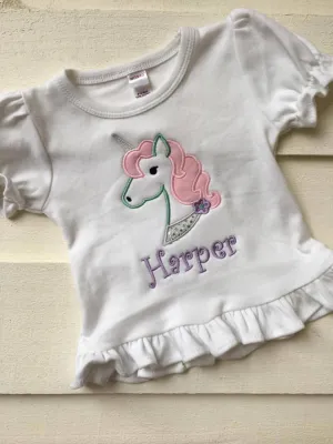 Unicorn Ruffle Shirt
