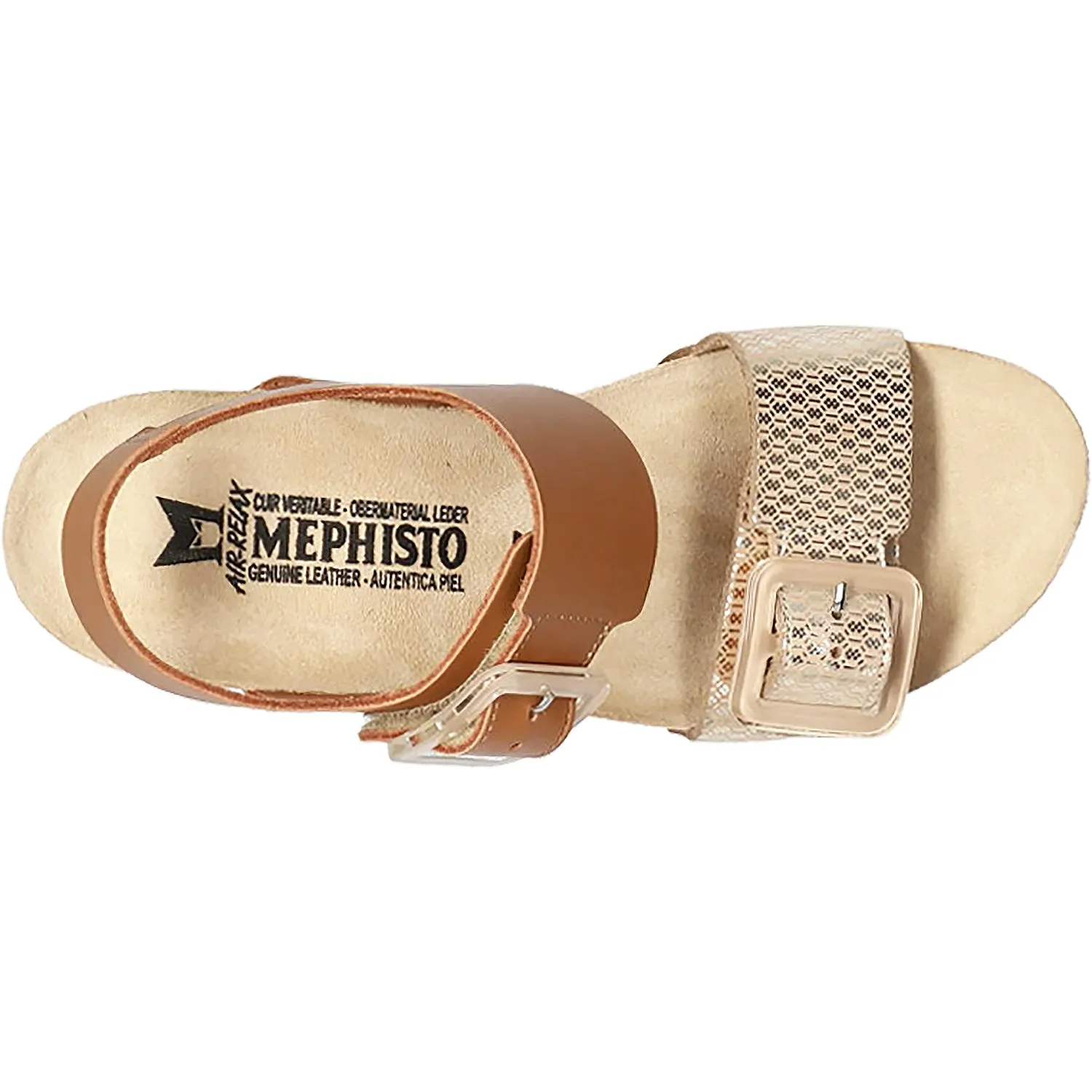 Women's Mephisto Lissia Camel Combo Leather